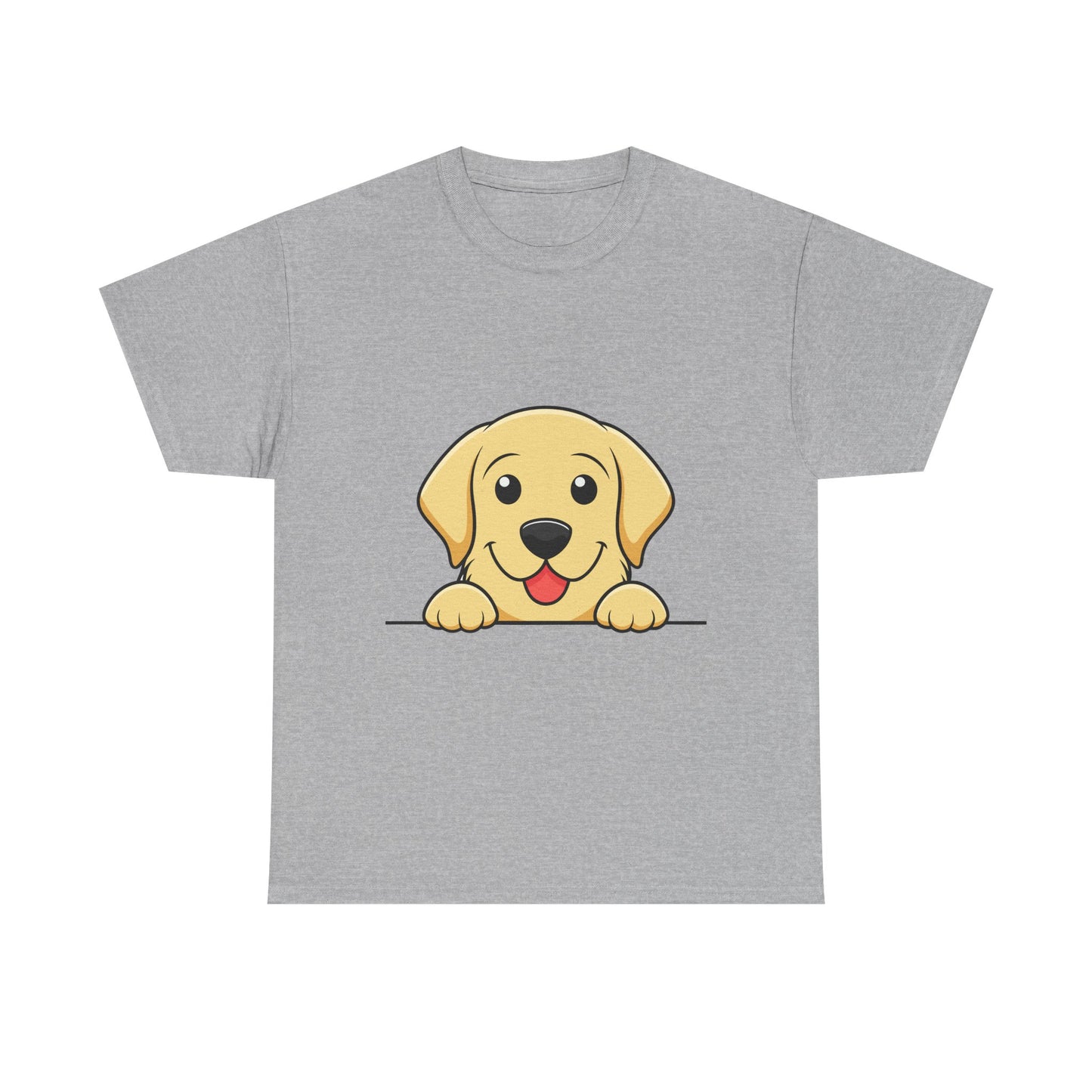 Peeking Golden Retriever Tee
