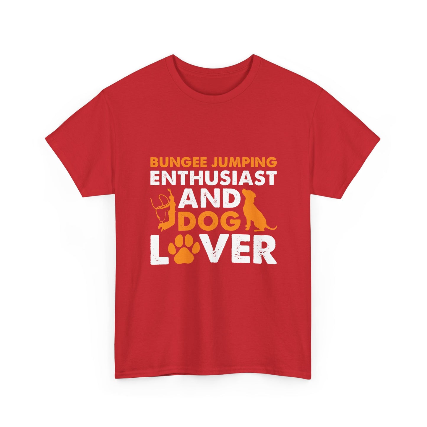 Bungee Jumping Enthusiast and Dog Lover T-Shirt
