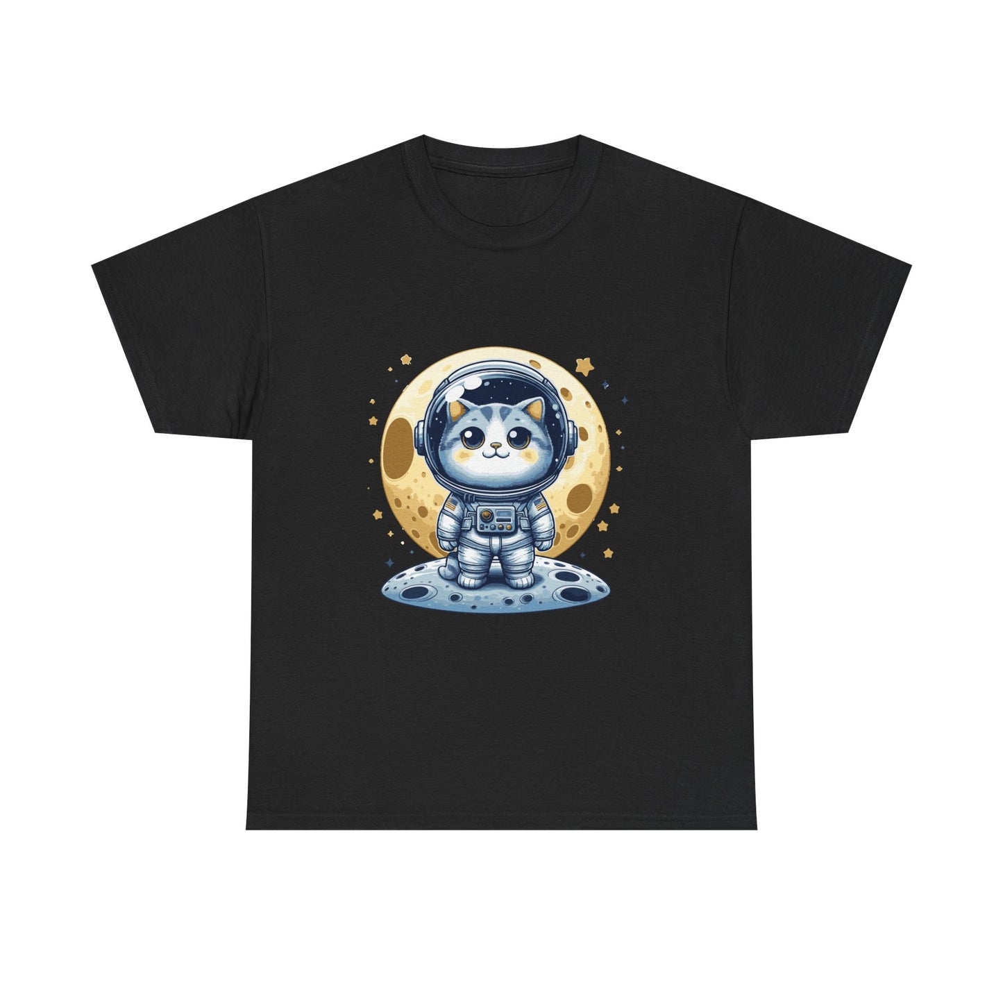 Astronaut Cat T-Shirt — Cute Space Cat Tee