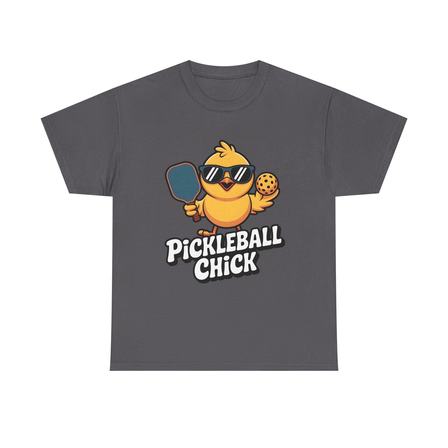 Pickleball Chick T-Shirt — Cute Chick Graphic Tee for Players & Fans