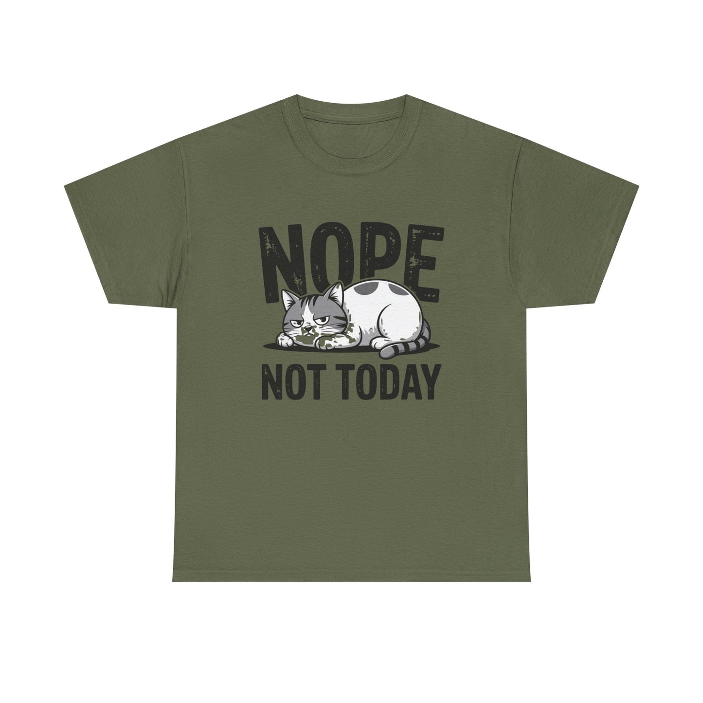 Nope Not Today Cat T‑Shirt