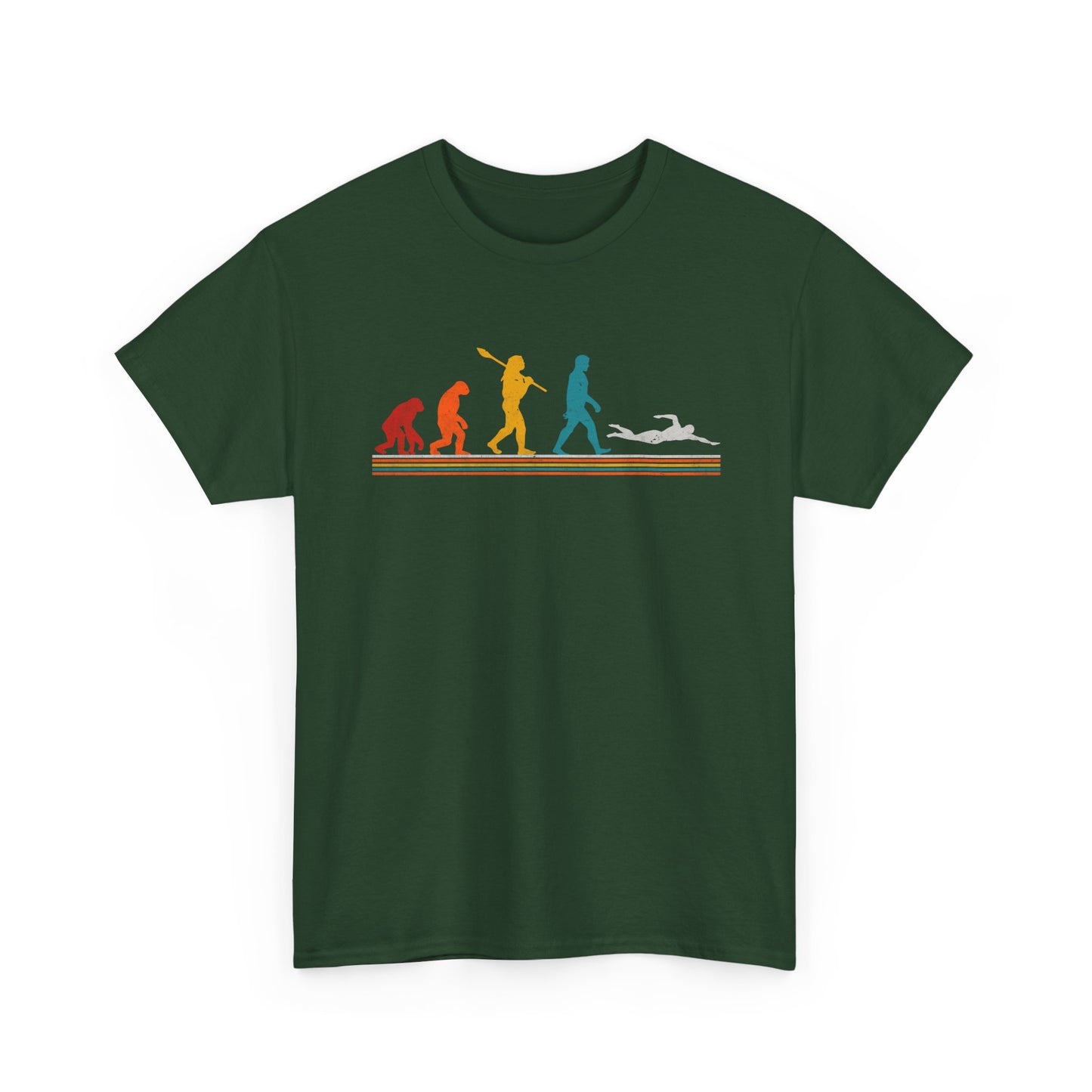Evolution of Swiming T-Shirt