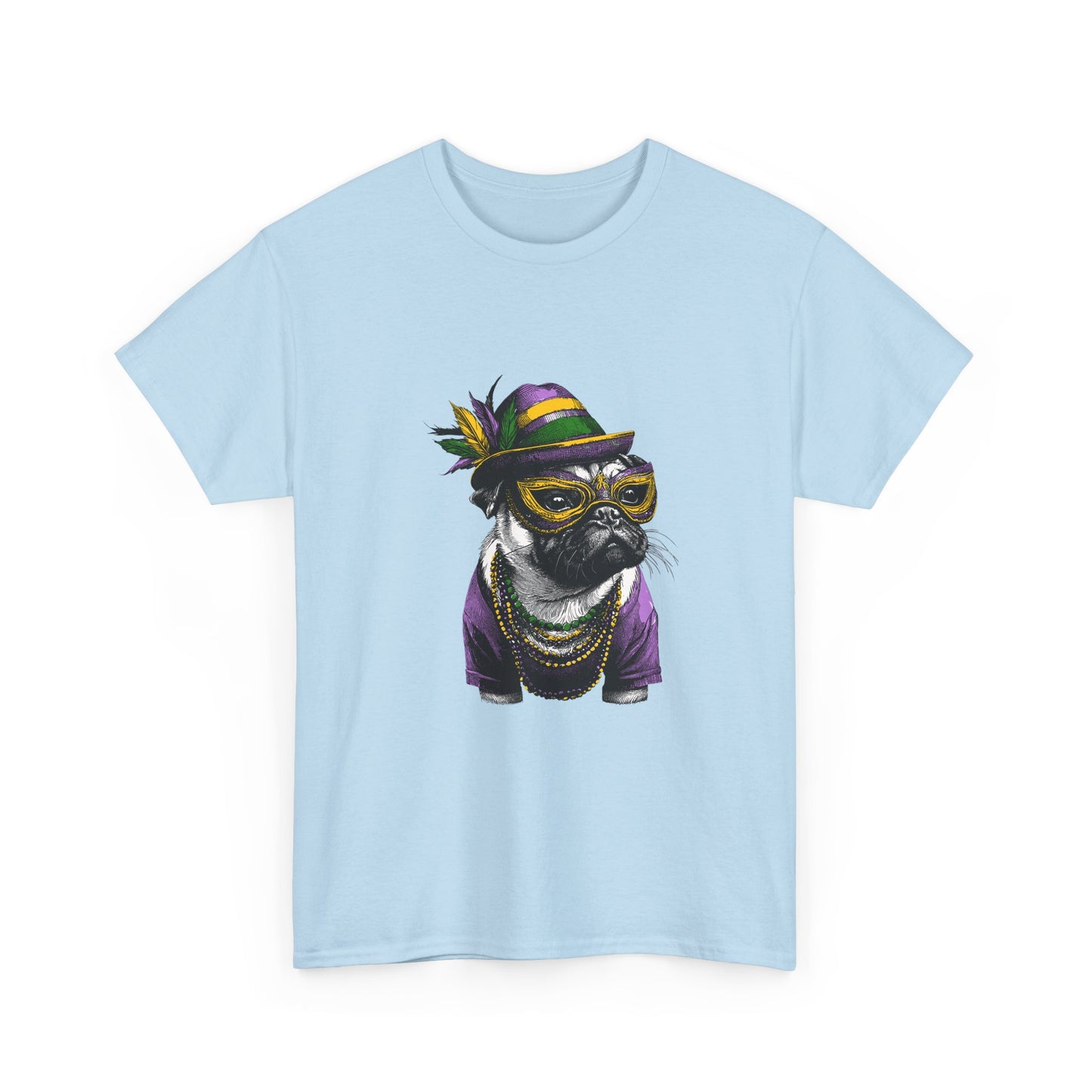Mardi Gras Pug T-Shirt