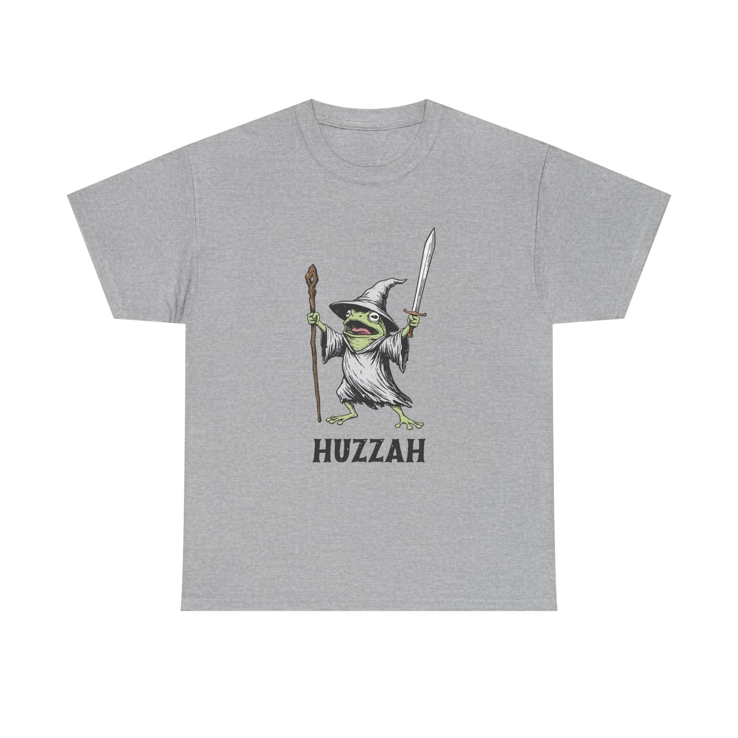 T-Shirt — Huzzah Frog Wizard Graphic Tee