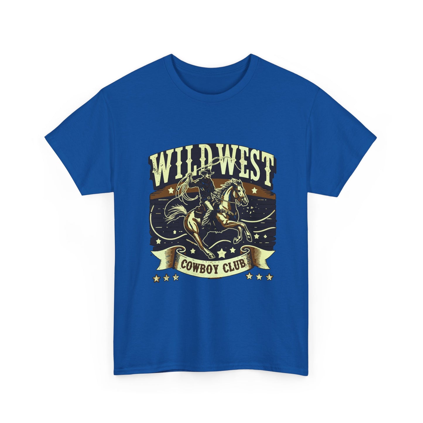 Wild West Cowboy Club T‑Shirt — Vintage Rodeo Western Graphic Tee