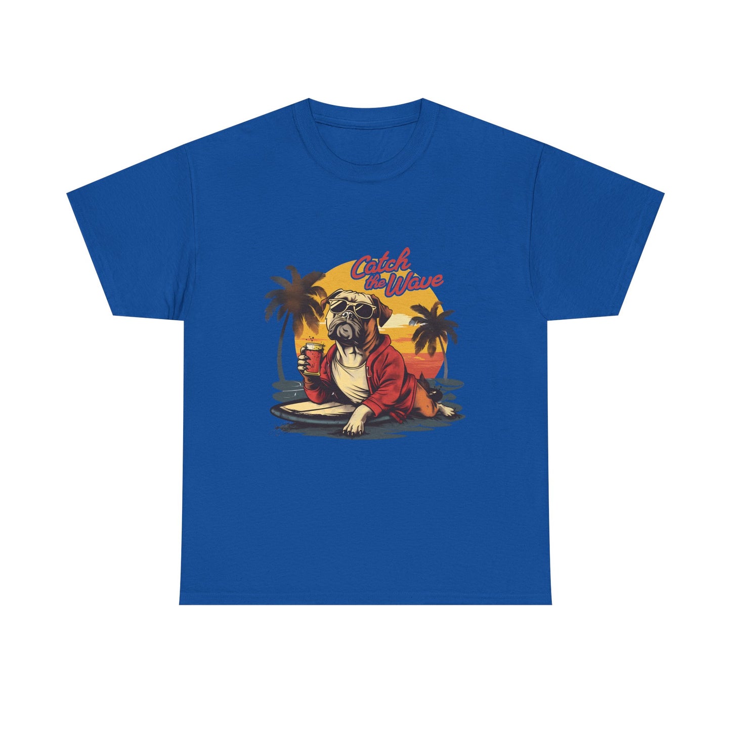 Catch the Wave Pug Surf T-Shirt