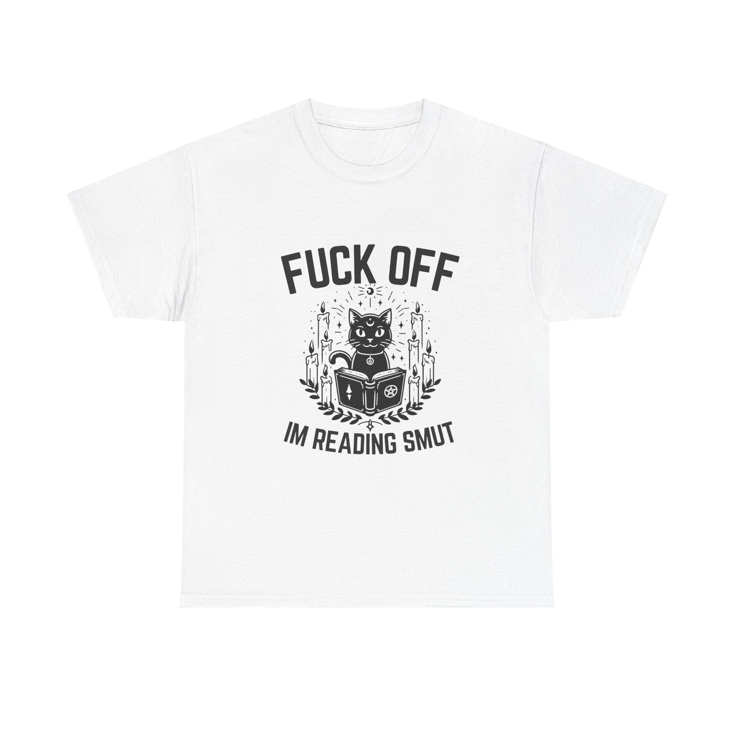 “Fuck Off I’m Reading Smut” Cat Witchbook T-Shirt