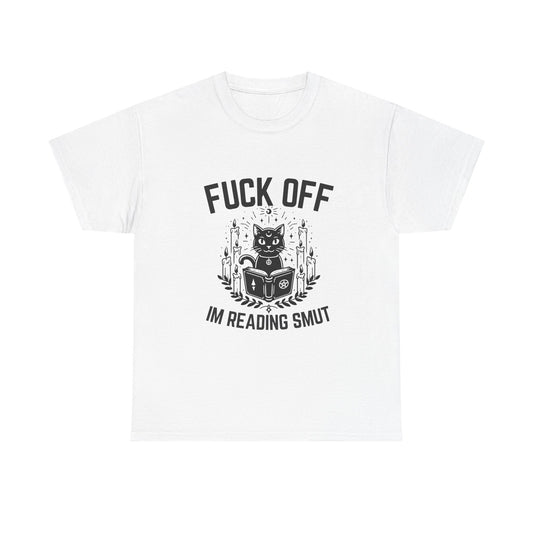 “Fuck Off I’m Reading Smut” Cat Witchbook T-Shirt