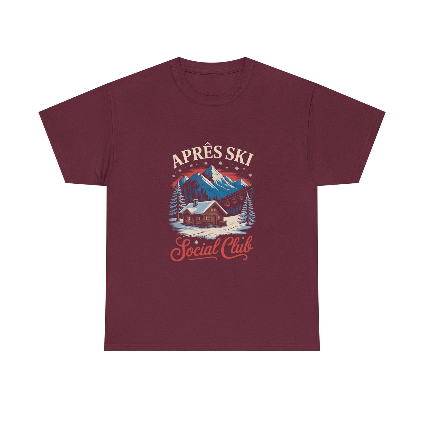 T-Shirt — Apres Ski Social Club Mountain Lodge Graphic Tee