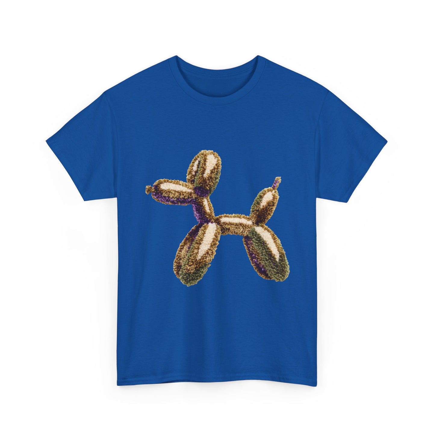 Balloon Dog T‑Shirt — Metallic Gold Balloon Animal Tee