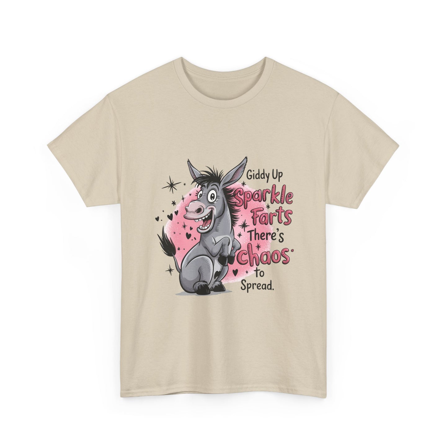 Donkey "Sparkle Farts" T-Shirt — Cute Funny Unicorn Alternative Tee