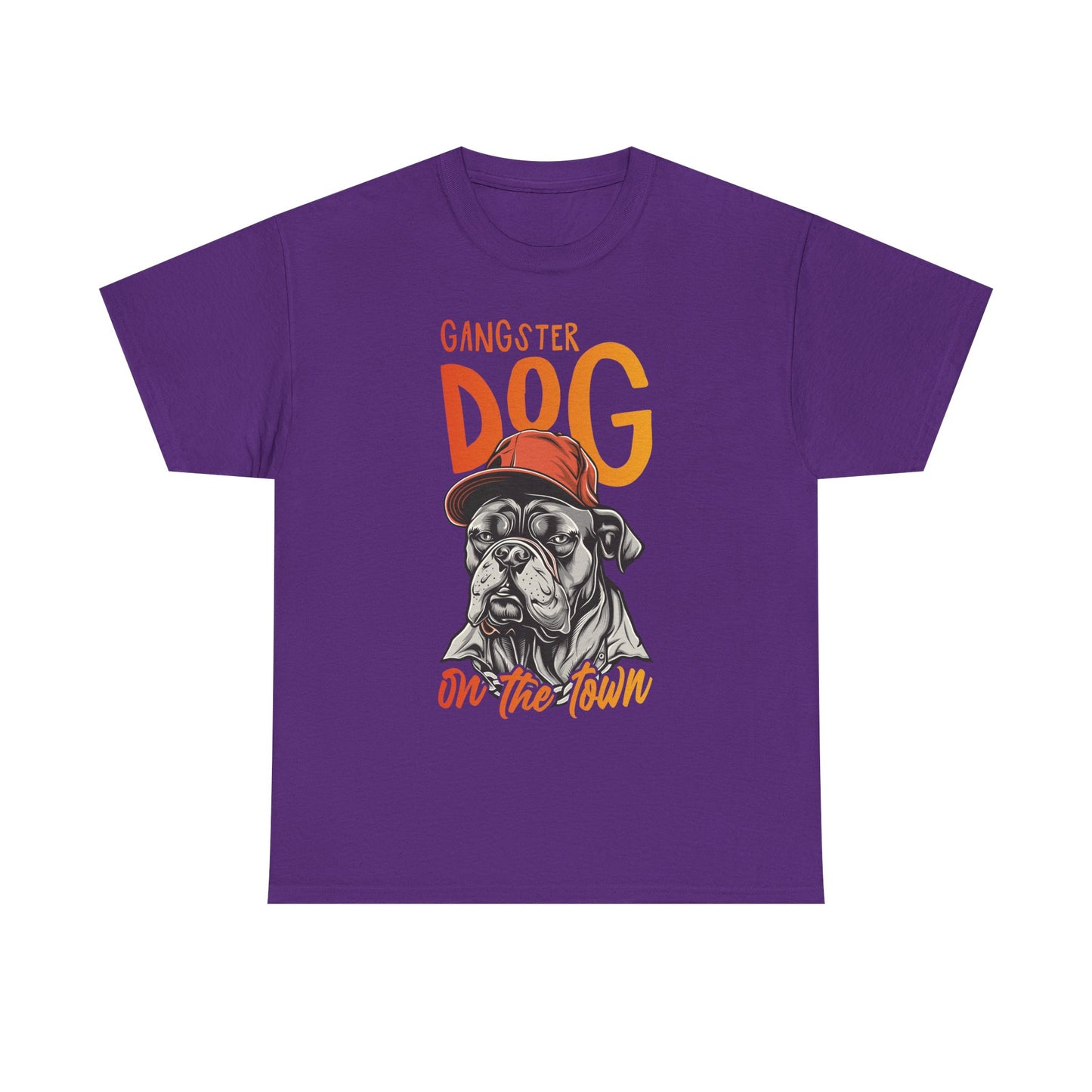 Gangster Dog T‑Shirt – 'Gangster Dog On The Town' Graphic Tee
