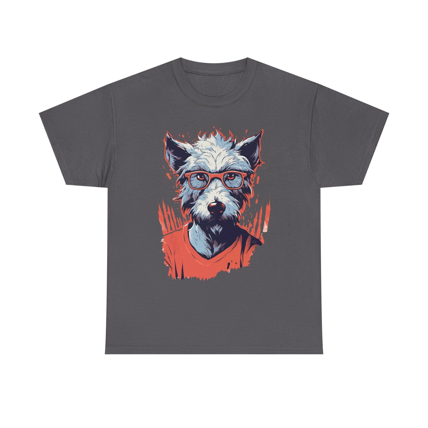 Hipster Dog T-Shirt — Cool Glasses Westie Graphic Tee