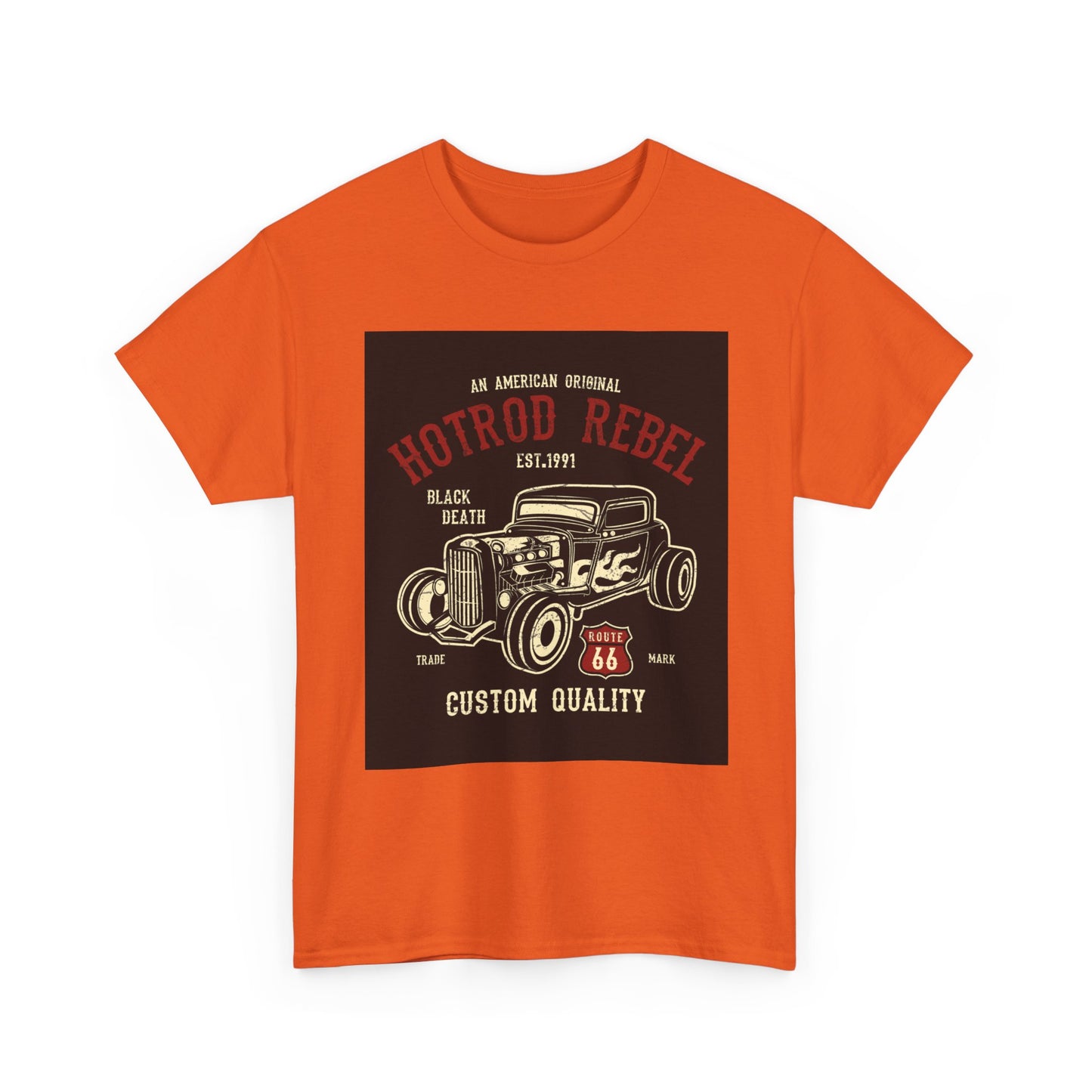 Hotrod Rebel T-Shirt – Vintage Custom Car Graphic Tee