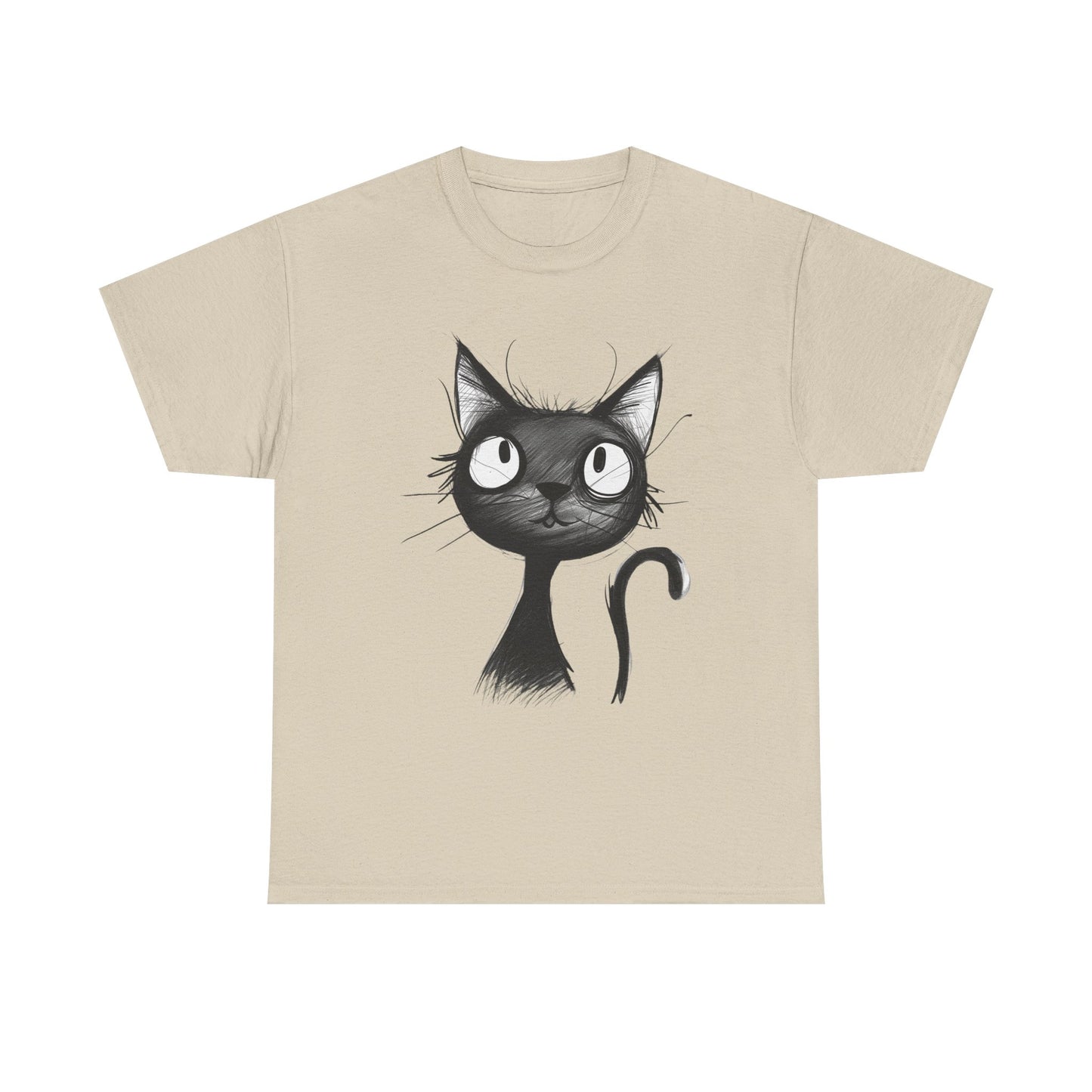 Whimsical Black Cat