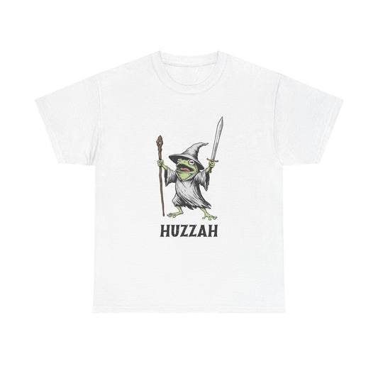 T-Shirt — Huzzah Frog Wizard Graphic Tee