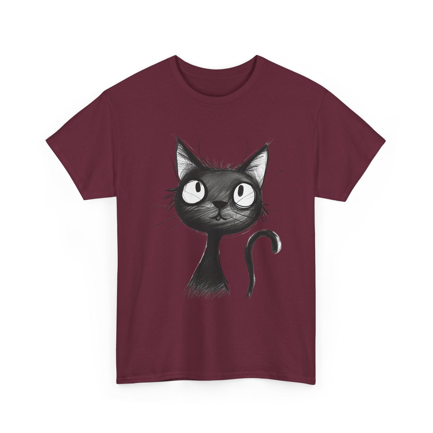 Whimsical Black Cat