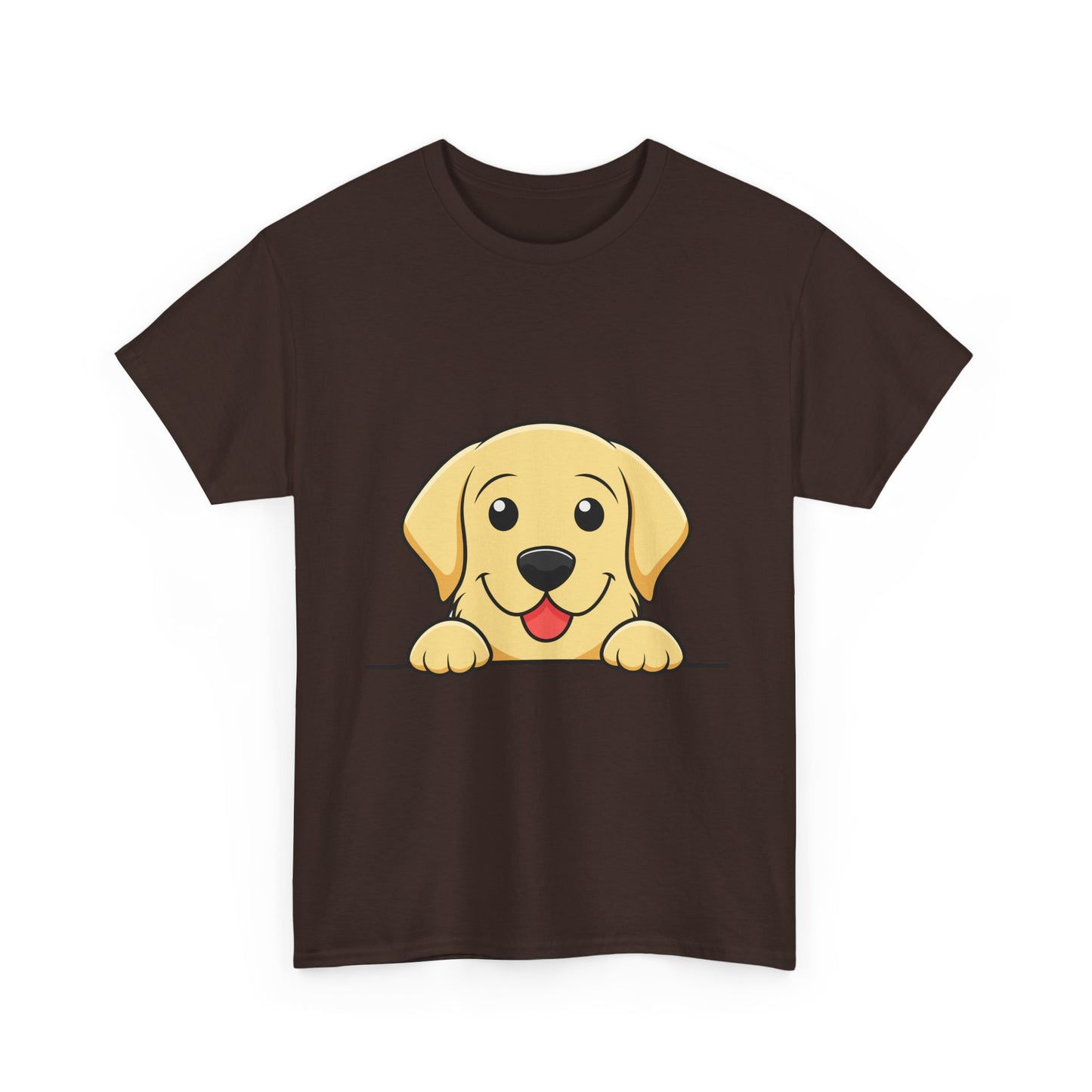 Peeking Golden Retriever Tee