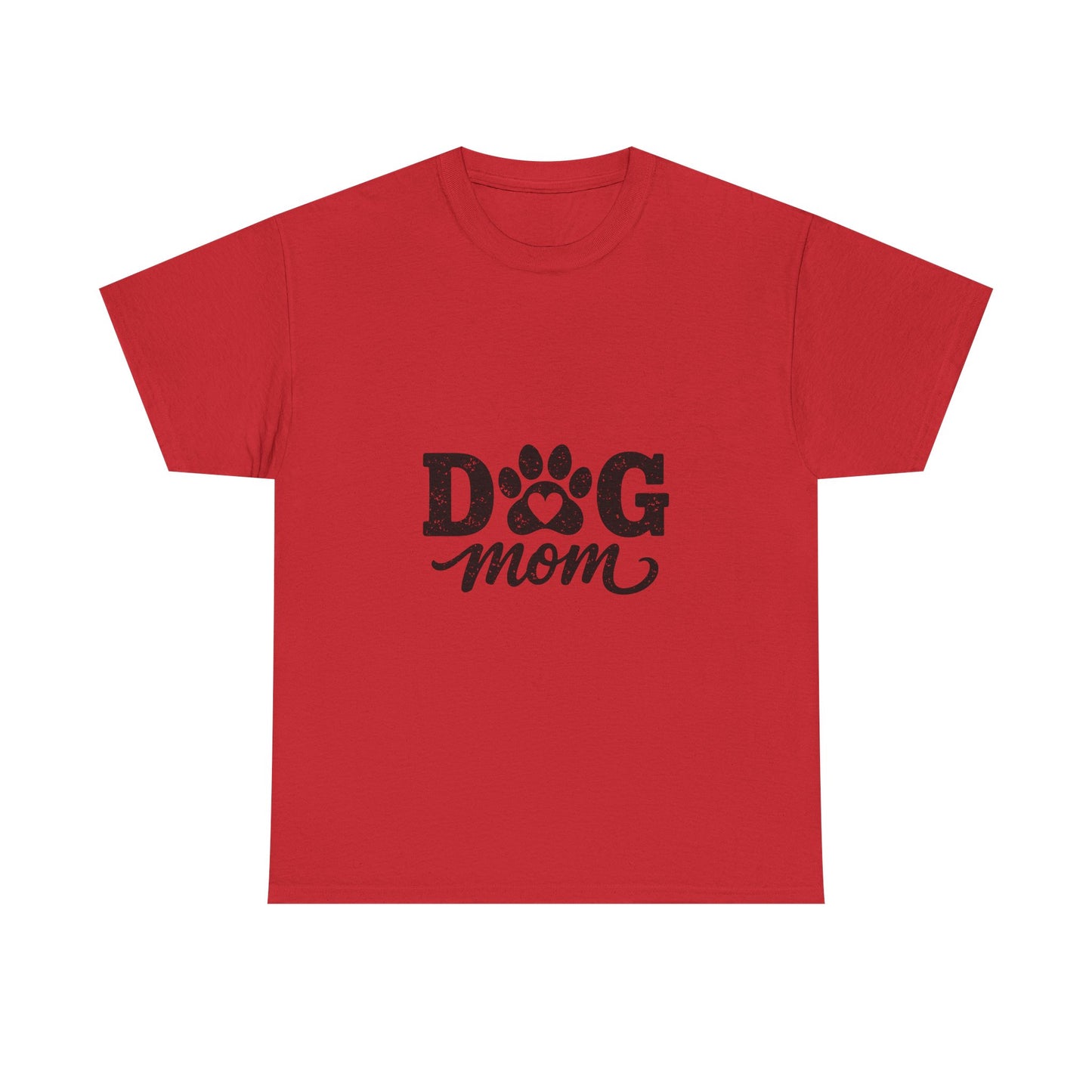 Dog Mom T‑Shirt — Paw Print Graphic Tee for Dog Lovers