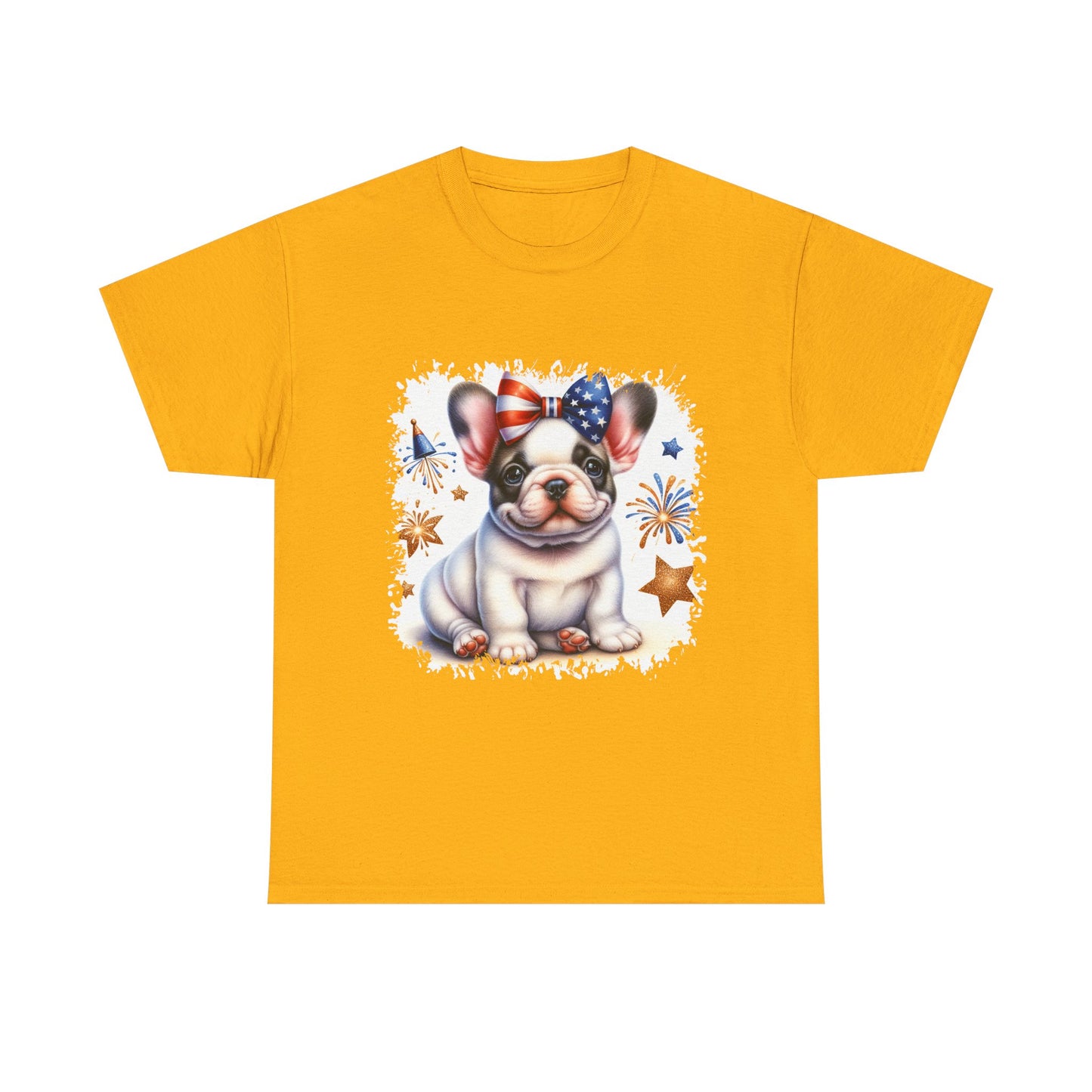 Patriotic French Bulldog Tee