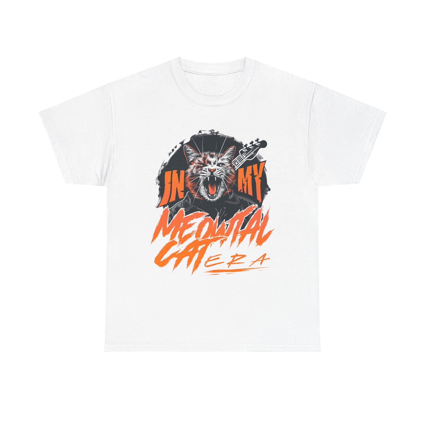 Graphic Tee — “In My Head/Medusa Mental” Fierce Cat Rock Band Design