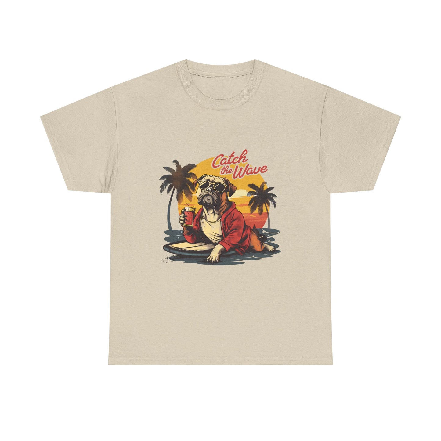 Catch the Wave Pug Surf T-Shirt